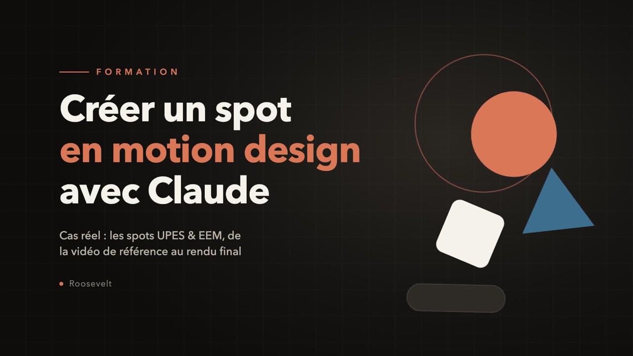 Motion Design IA avec Claude Opus 5.5